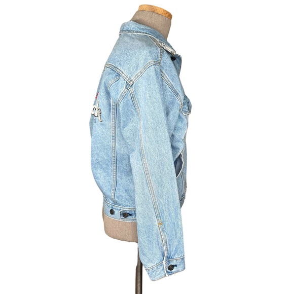Hard Rock Cafe Save The Planet Montreal Denim Jean Trucker’s Jacket Men’s Small - Picture 7 of 15